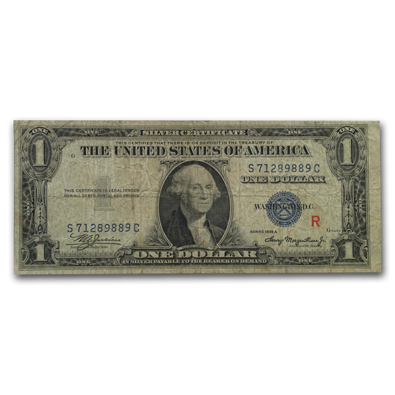 1935-A $1.00 Silver Certificate Fine (R&S, Experimental Note Set) 1935-A $1.00 Silver Certificate Fine (R&S, Experimental Note Set)